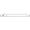 Dog Kennel Black 968.8 ft² Steel